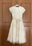 Vestido de cerimónia, em seda, 10 anos - Valentina