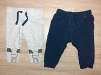 2 szt. spodnie marki F&F r. 68 (3-6 miesięcy)
