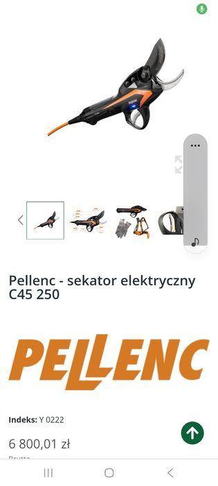 Sekator elektryczny PELLENC C45, nowy, gwarancja