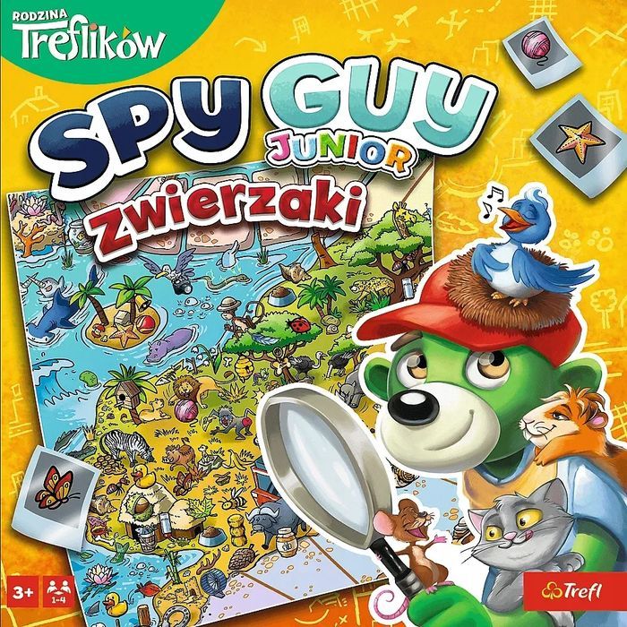 Gra Planszowa Spy Guy Junior Zwierzaki Rodzina Treflików Trefl 02595