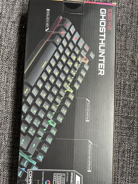 Teclado gaming EVS retroiluminado