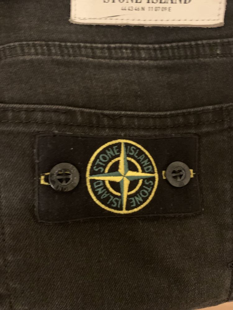 Stone Island..34р.Джинси.Чорно- сірі.Стан відмінний.