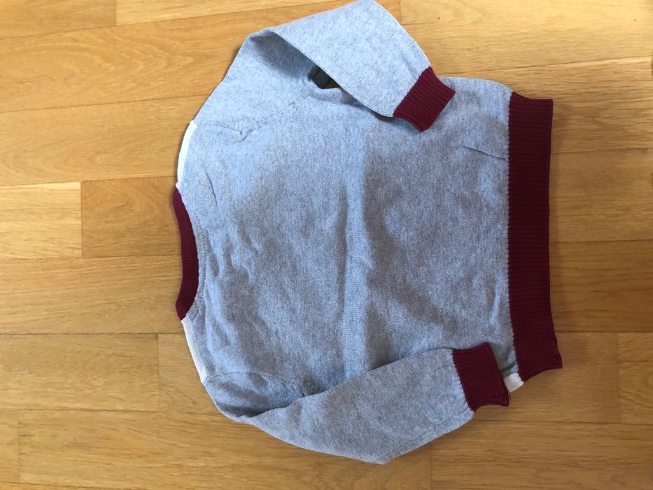 Nowy Sweter i koszula, zestaw dla elegancika rozm 80