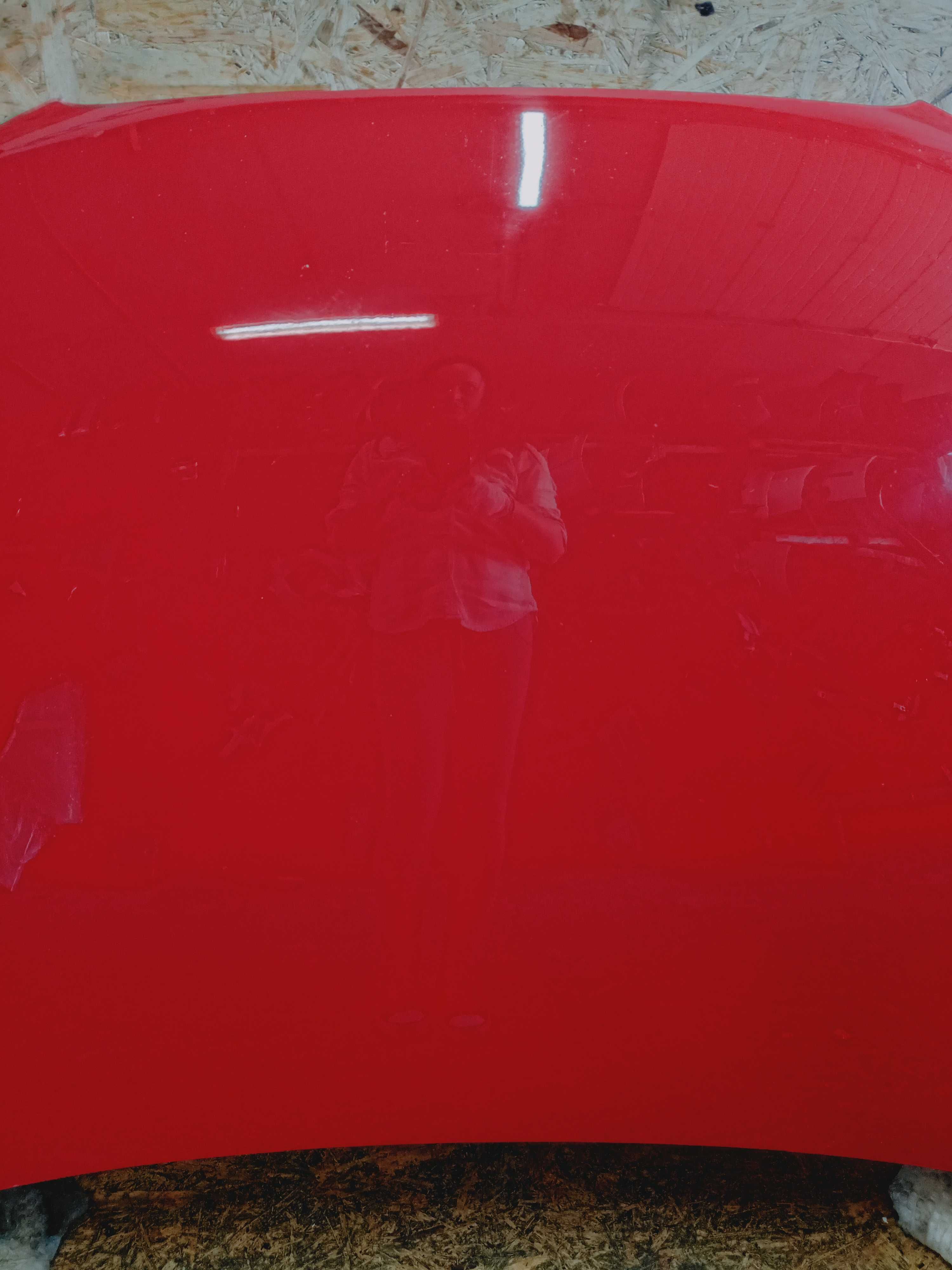 Audi A3 8P lift maska przód przednia 04-09 duży grill kolor czerwona