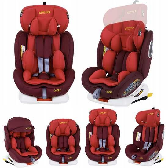 Nowy Fotelik Summer Baby CAPRI 0-36kg Isofix Obrotowy z Daszkiem