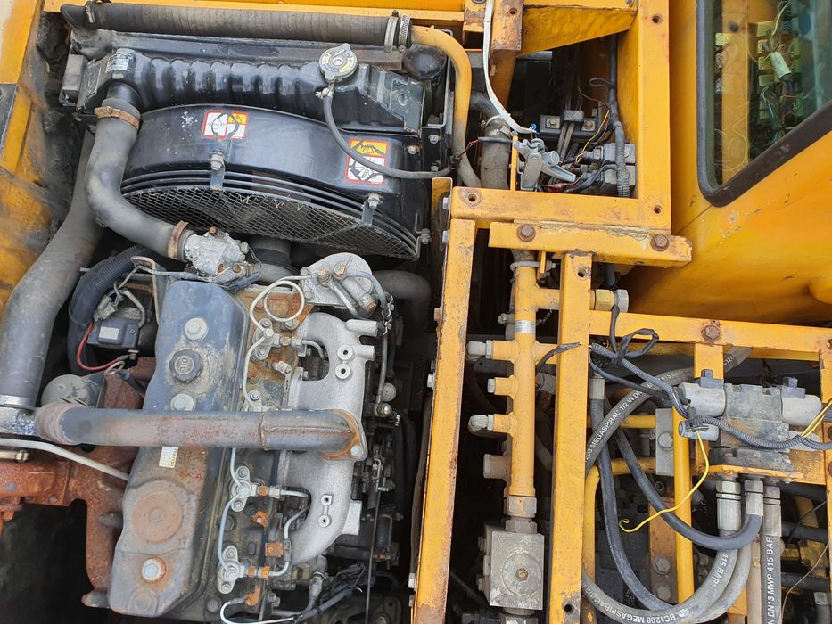 koparka jcb js 130 , 160 , 145 w chłodnica wody cieczy oleju komplet