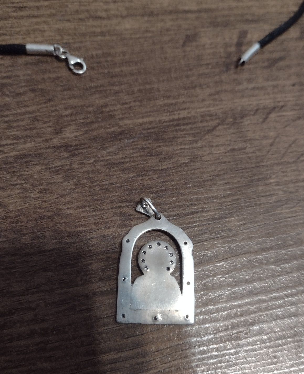 Ладонка серебряная 925.