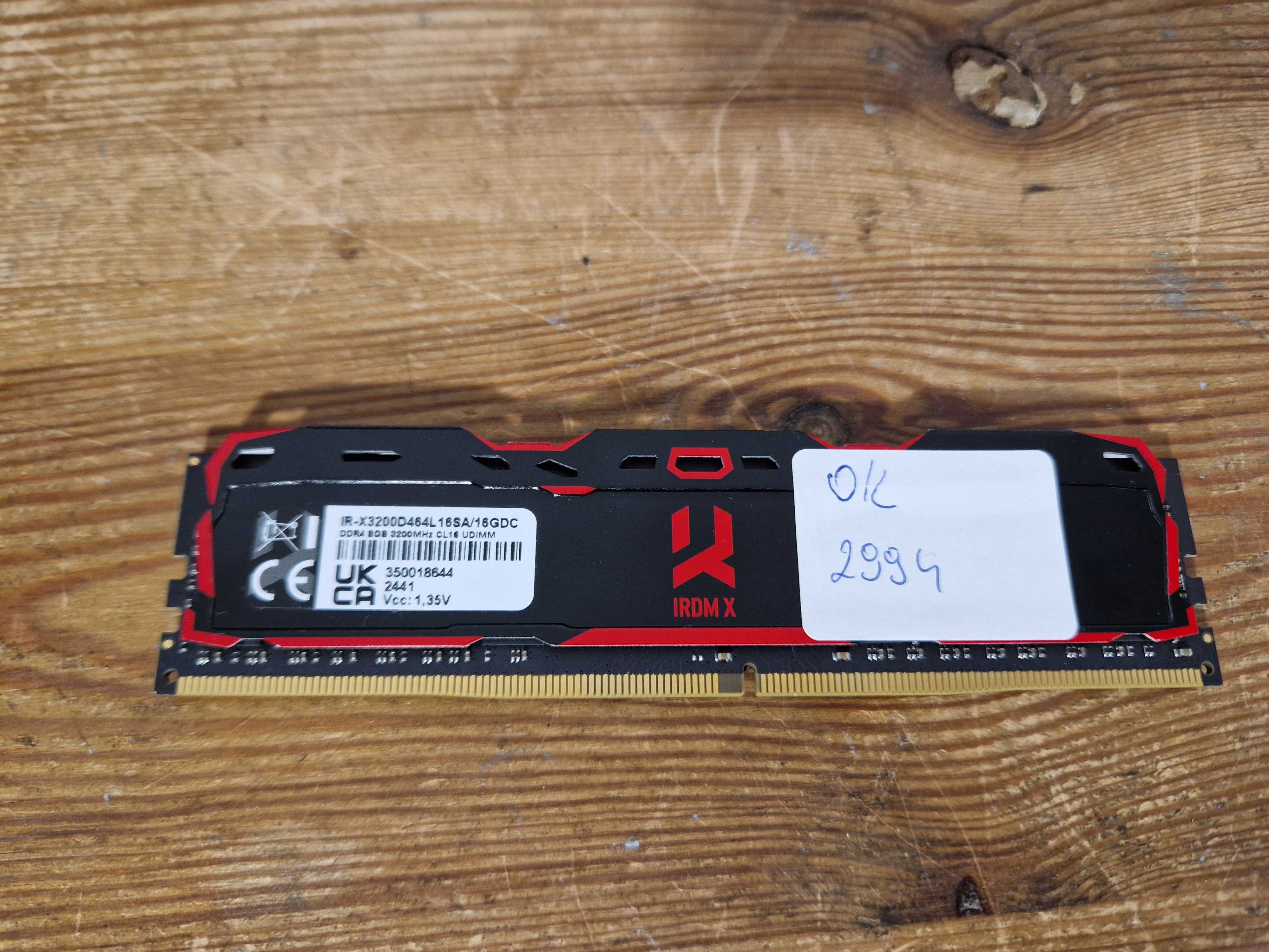 GoodRam IRDM X DDR4 3200 8GB  CL16 (2994)