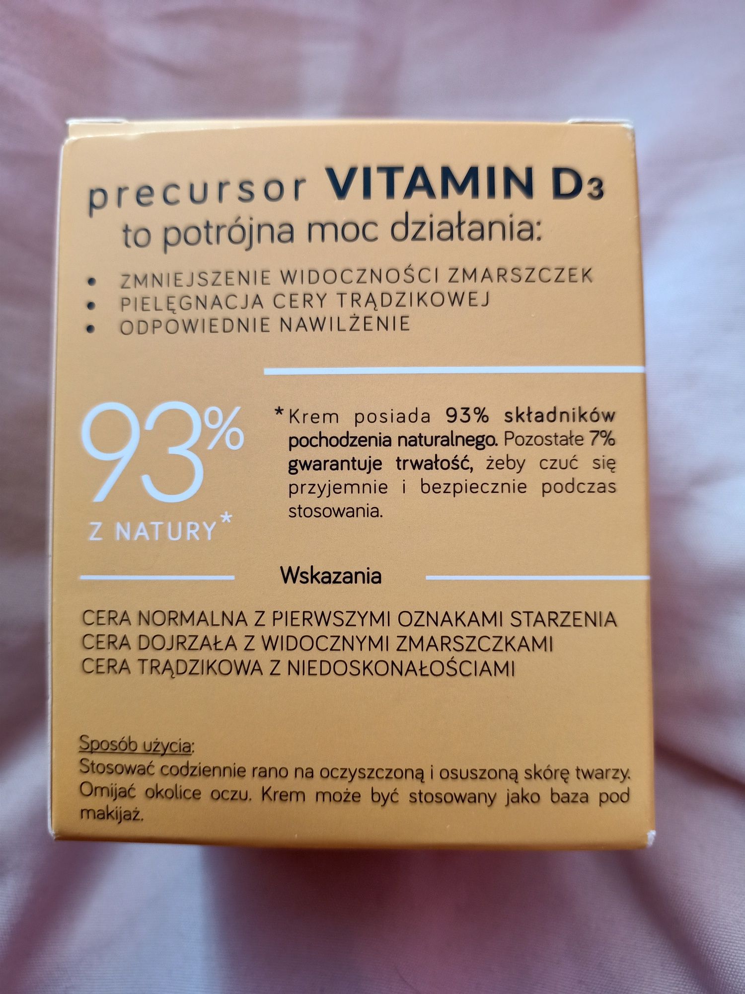 Delia Przeciwzmarszczkowy krem normalizujący na dzień Vitamin D3 Precu