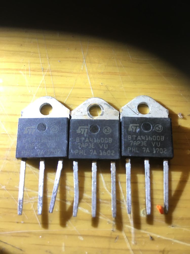 Tiristor transistor componentes para dimer BTA41600B 40 hamp.