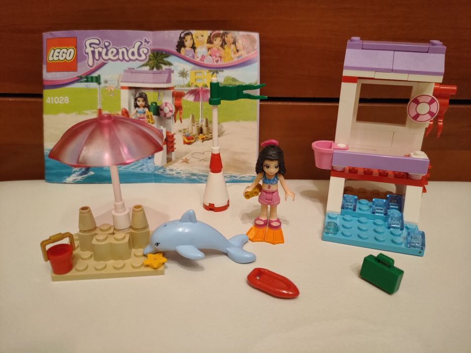 LEGO 3937 Motorówka Olivii + 41028 Emma ratownik + 30114 bar + gratisy