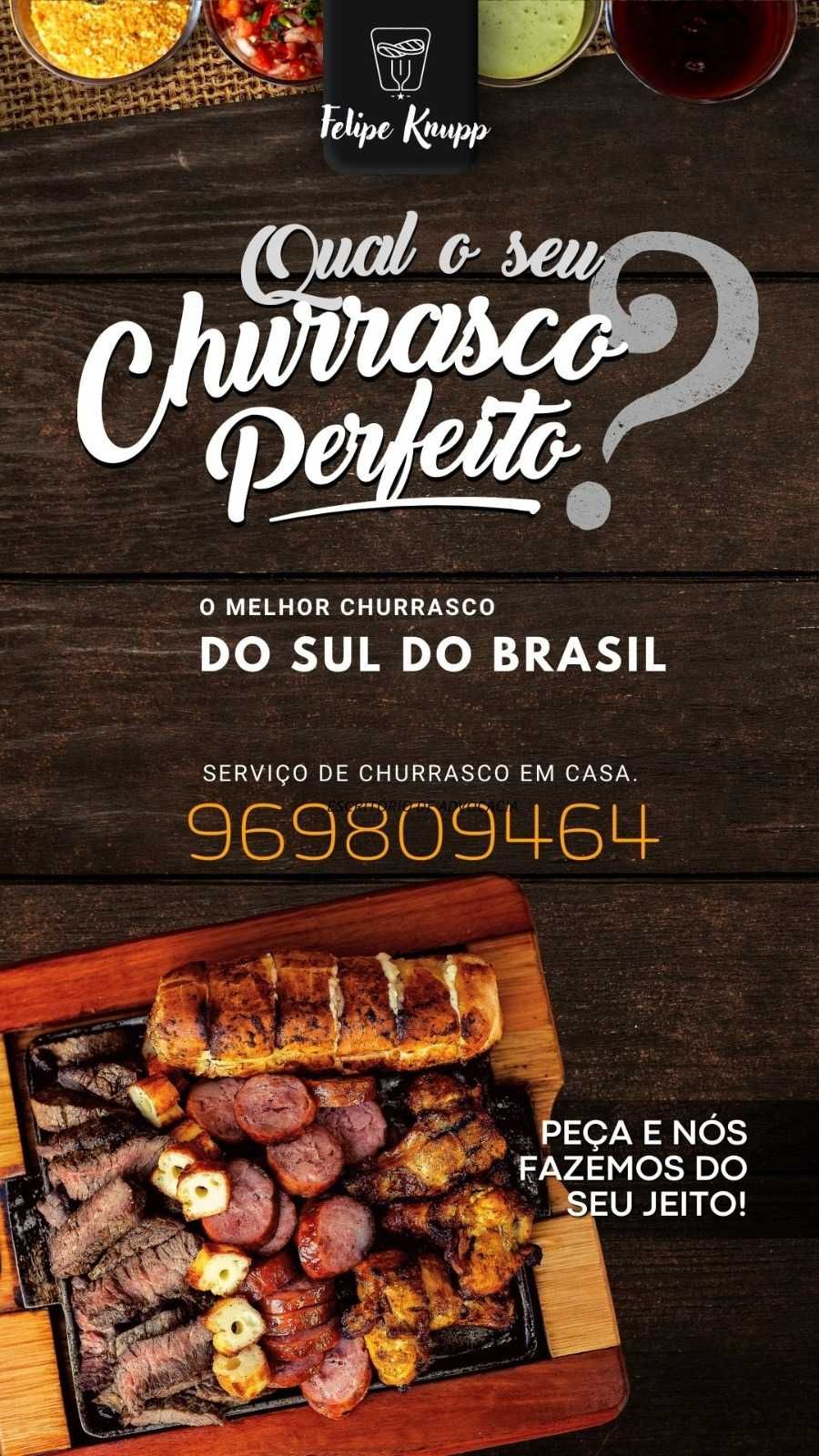 Gosta de churrasco, mas nao tem tempo e nem paciência???