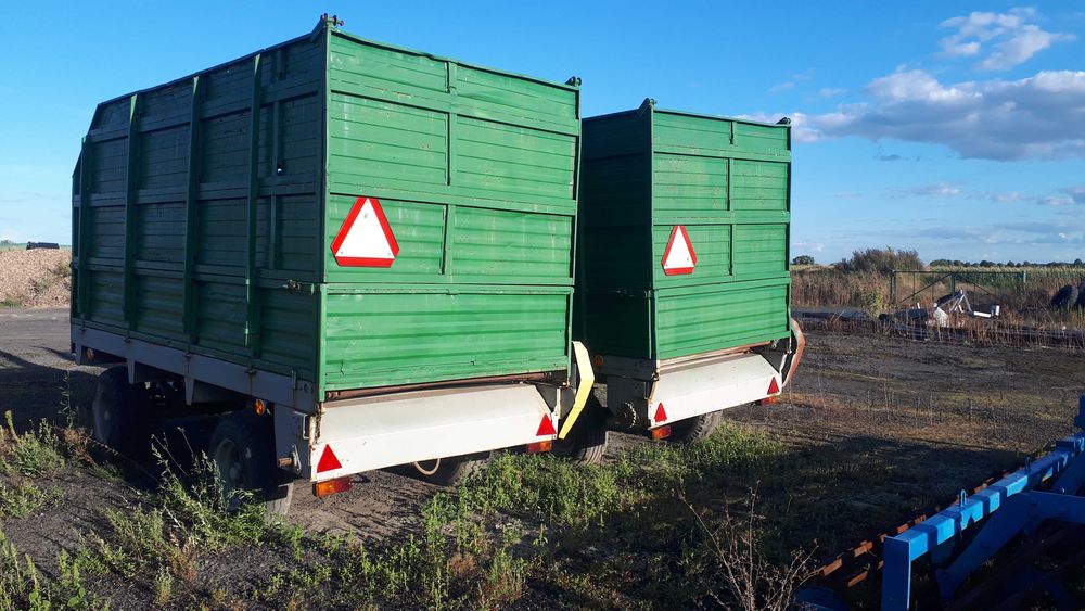 Przyczepa objętościowa 2 osiowa