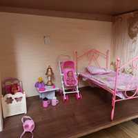 Меблі для ляльок типу барбі Спальня