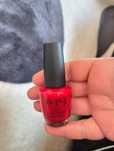 OPI big apple red lakier do paznokci klasyczny krwisto czerwony 15 ml