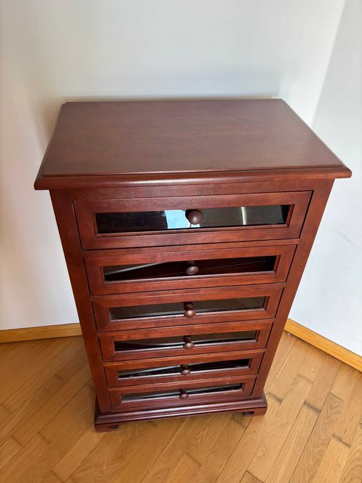 Cómoda de madeira - 63cm x 40cm x 105cm