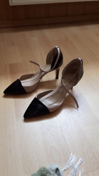 Buty skórzane szpilka eleganckie