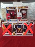 Funkos Marvel Spider-man e Marvel 80 years