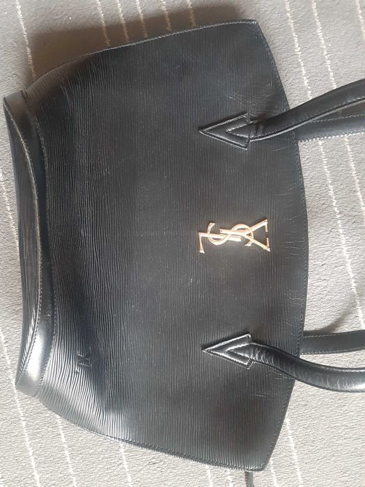 Francuska skórzana torba shopper