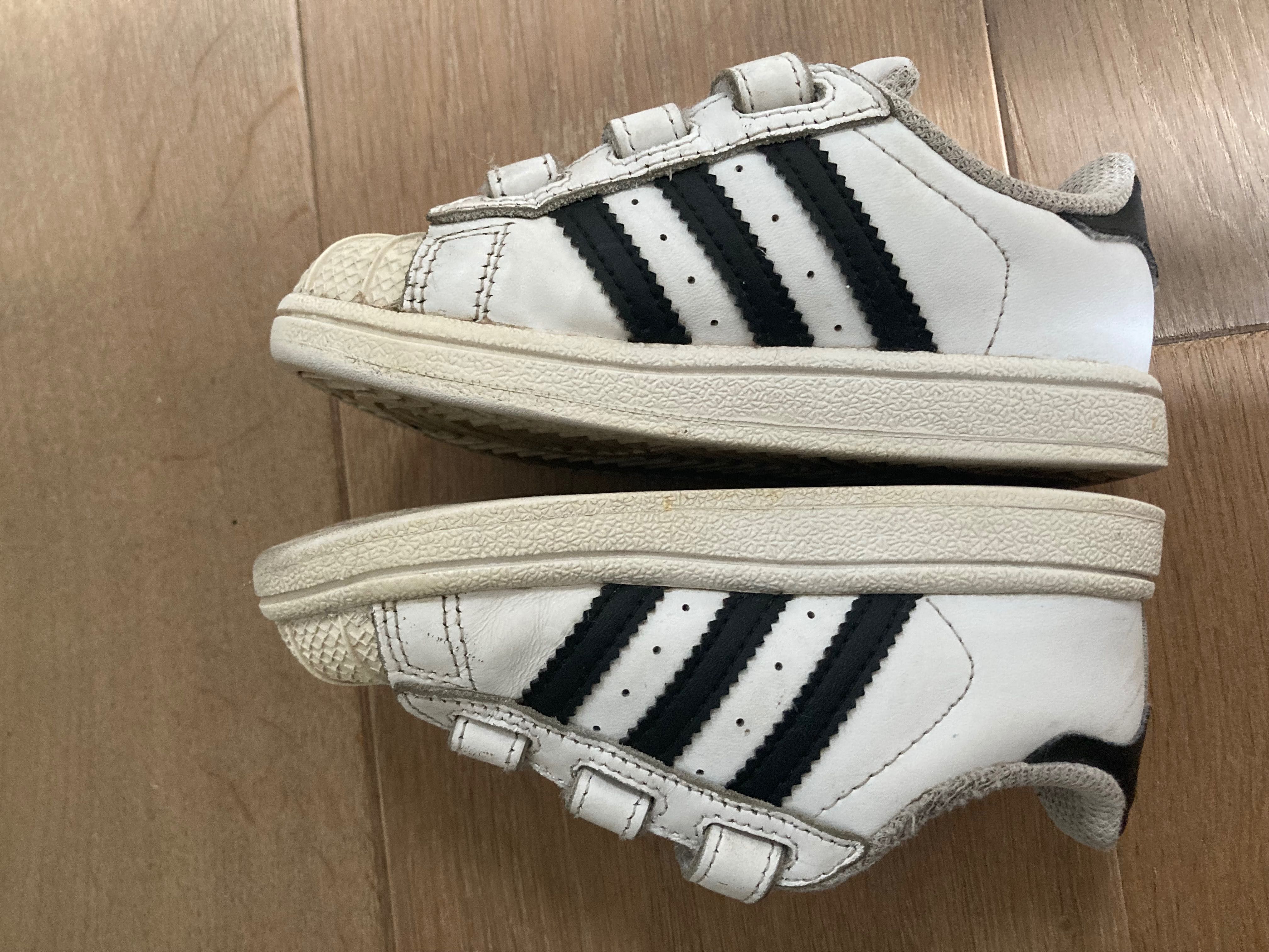 ADIDAS SUPERSTAR białe buty dziecięce, rozmiar 24, stan dobry!