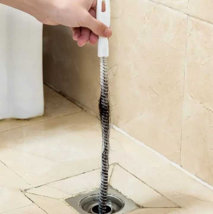 SZCZOTKA do Czyszczenia RUR Odpływu ZLEWU Wycior do UDRAŻNIANIA 45 cm