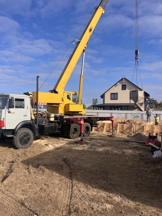 Послуги екскаватора та автокрана