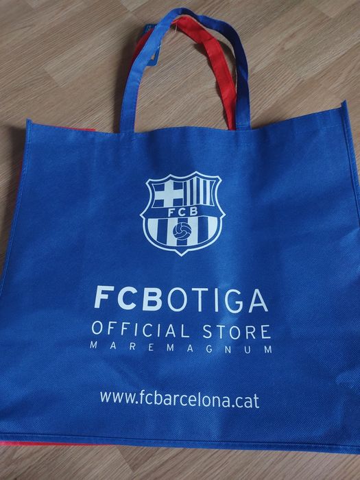 Багаторазова сумка fc Barcelona з бірками!
