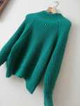 Sweter uni w kolorze mięta