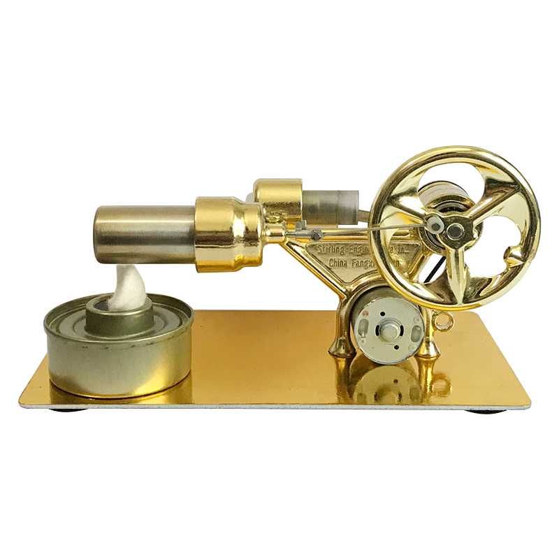 GENIALNY Model Silnika Spalinowego Stirlinga Generator Sprawny