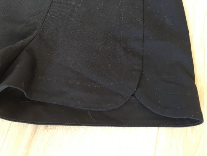 Czarne krótkie spodenki Zara Basic rozmiar XS
