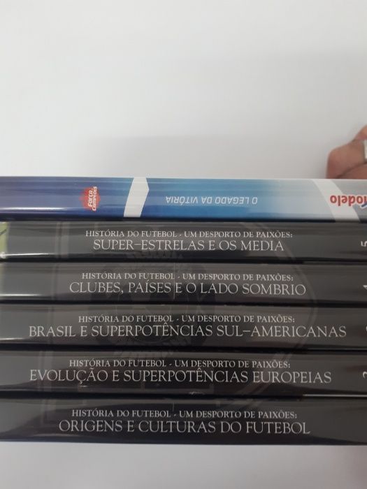 A História do Futebol 5 DVD's + 1