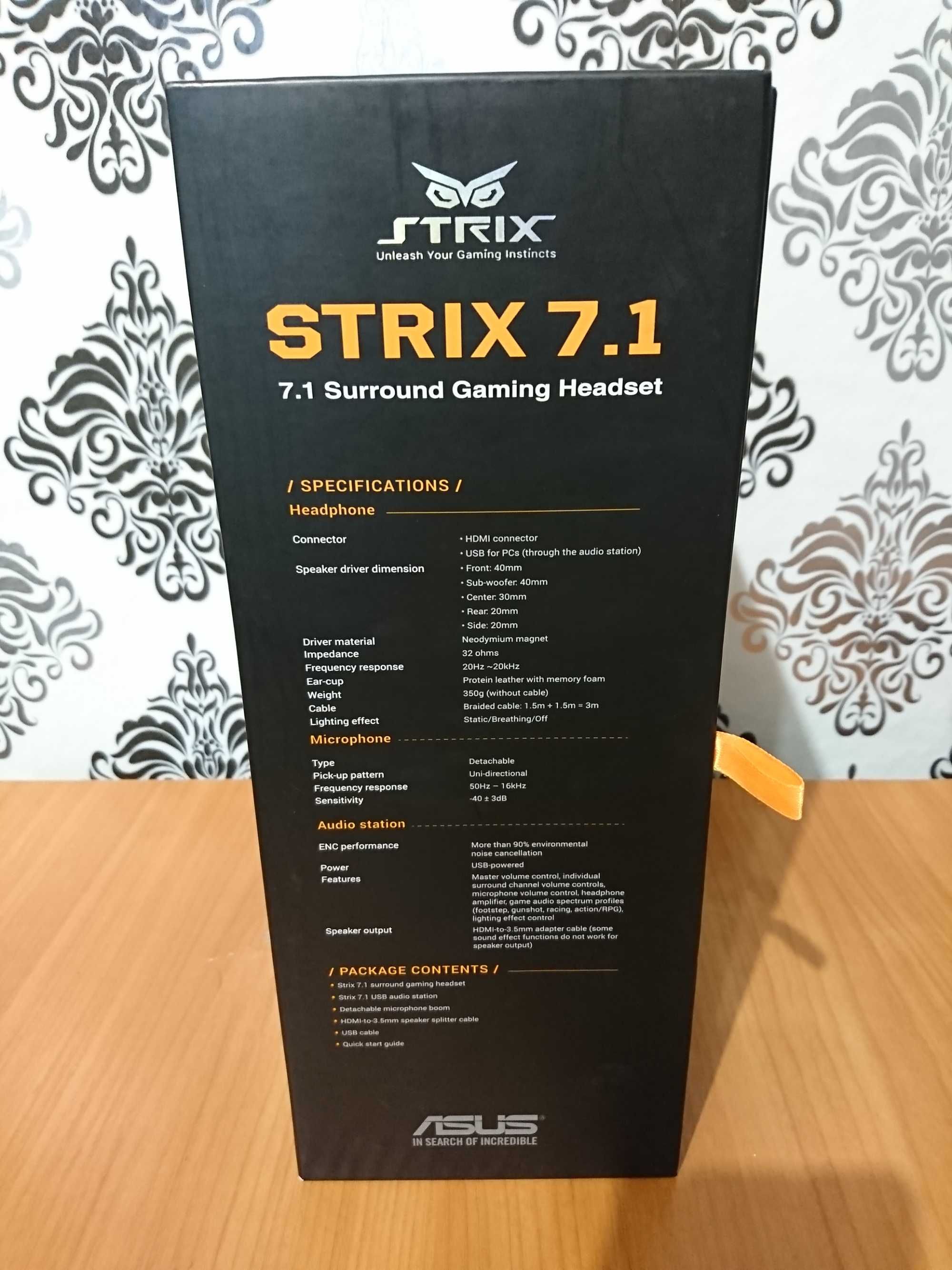 Наушники Asus Strix 7.1