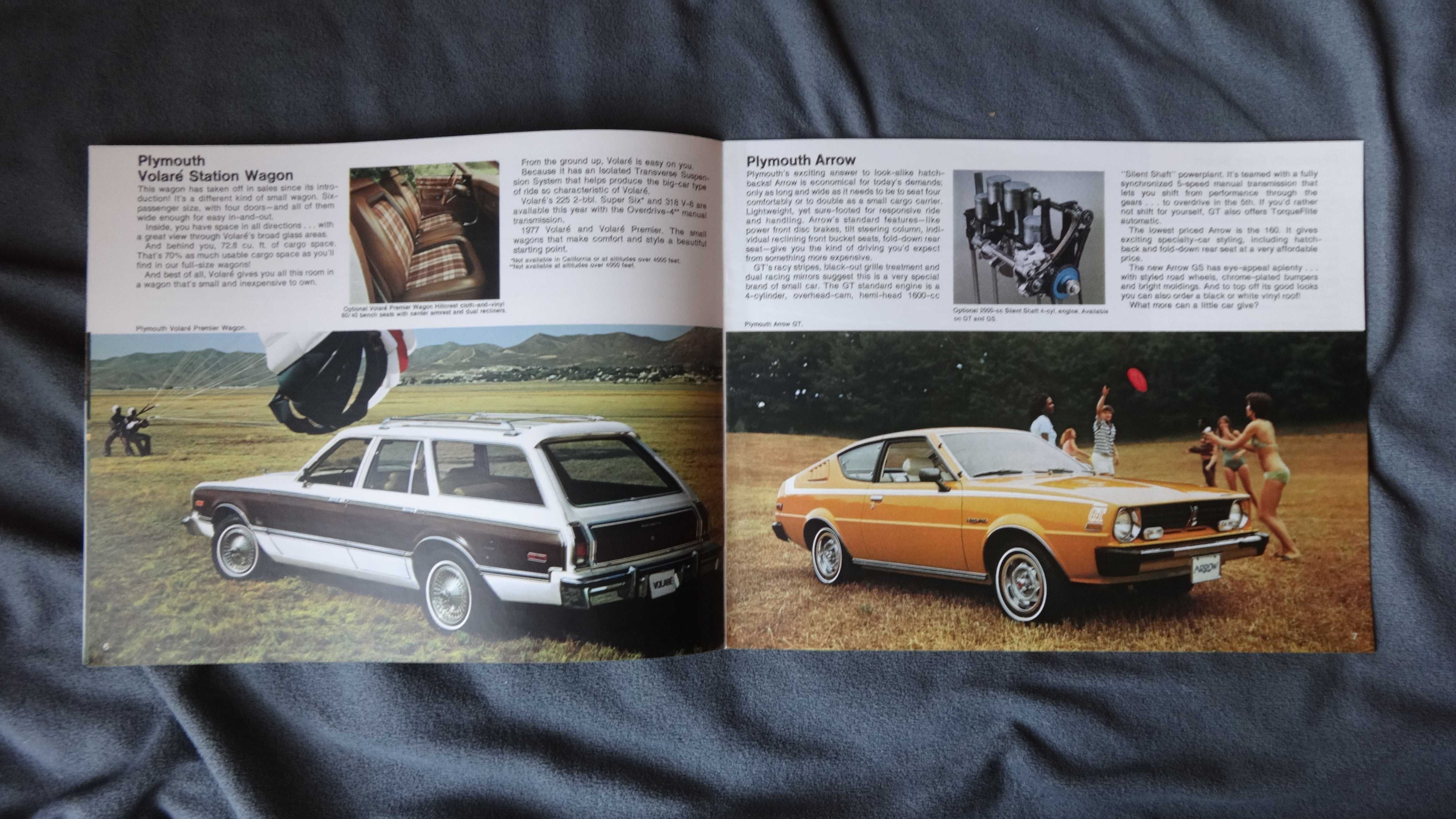 Prospekt Chrysler Plymouth 1977