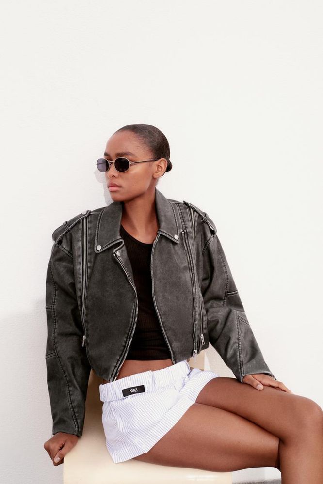 Косуха сіра Zara оригінал