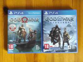 God of War (komplet: pierwsza + Ragnarok) PL PS4