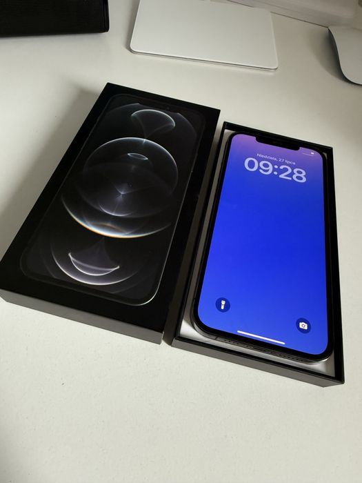 iPhone 12 Pro Max 128gb Grafit Bateria 100%