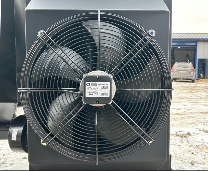 Piec nadmuchowy 100kW do tunelu, hali, warsztatu