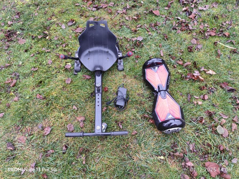 Гіроскутер та сидіння для нього (ховеркарт)