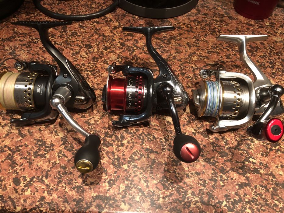 Shimano Sephia CI4, Biomaster Mg, Rarenium CI4.