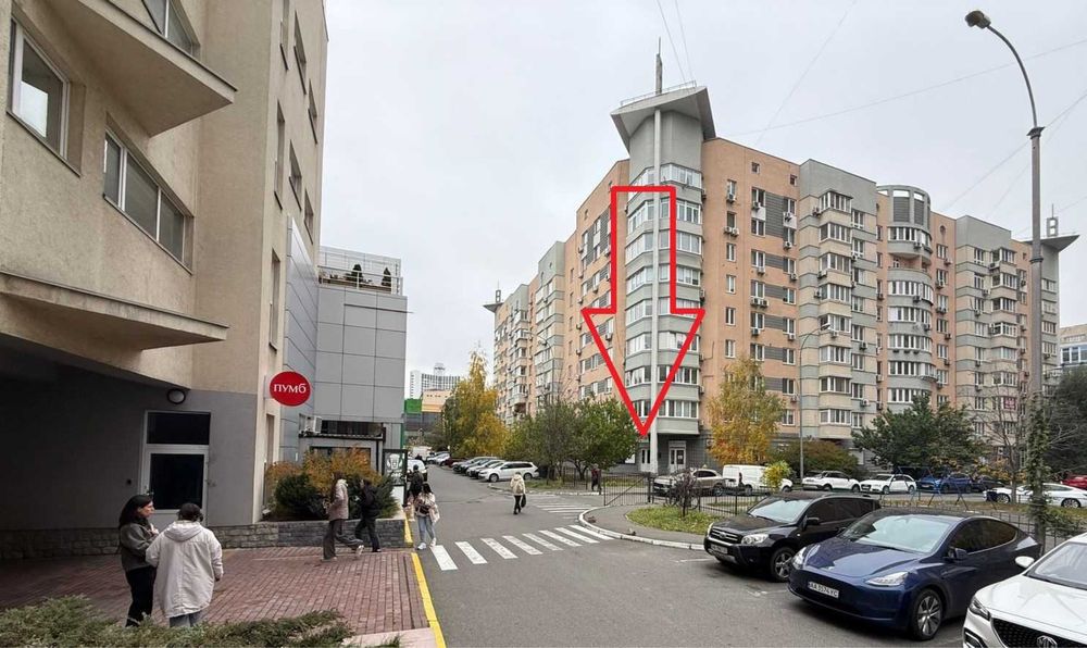 Фасад, 100 кв.м, метро Лівобережна, вулиця Раїси Окіпної