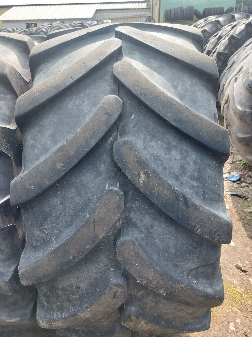 540/65R24 Firestone opony używane rolnicze para
