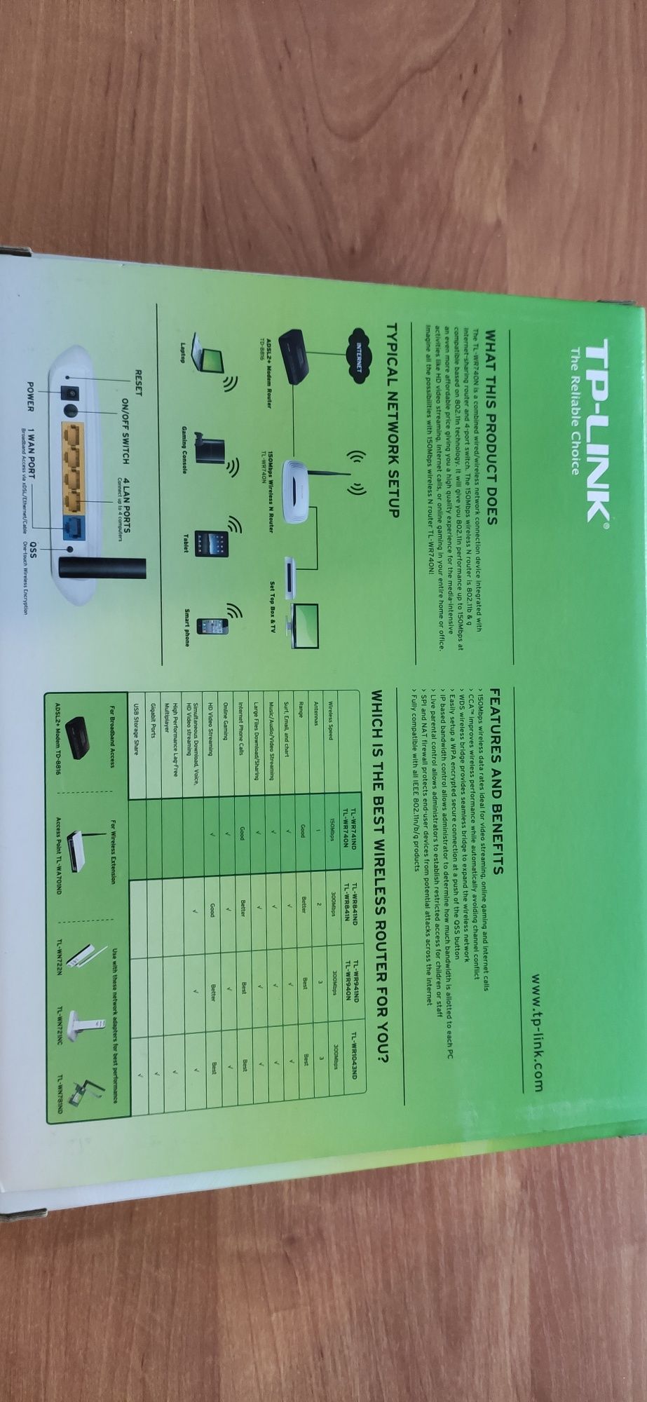 Router TP-LINK TL-WR740N