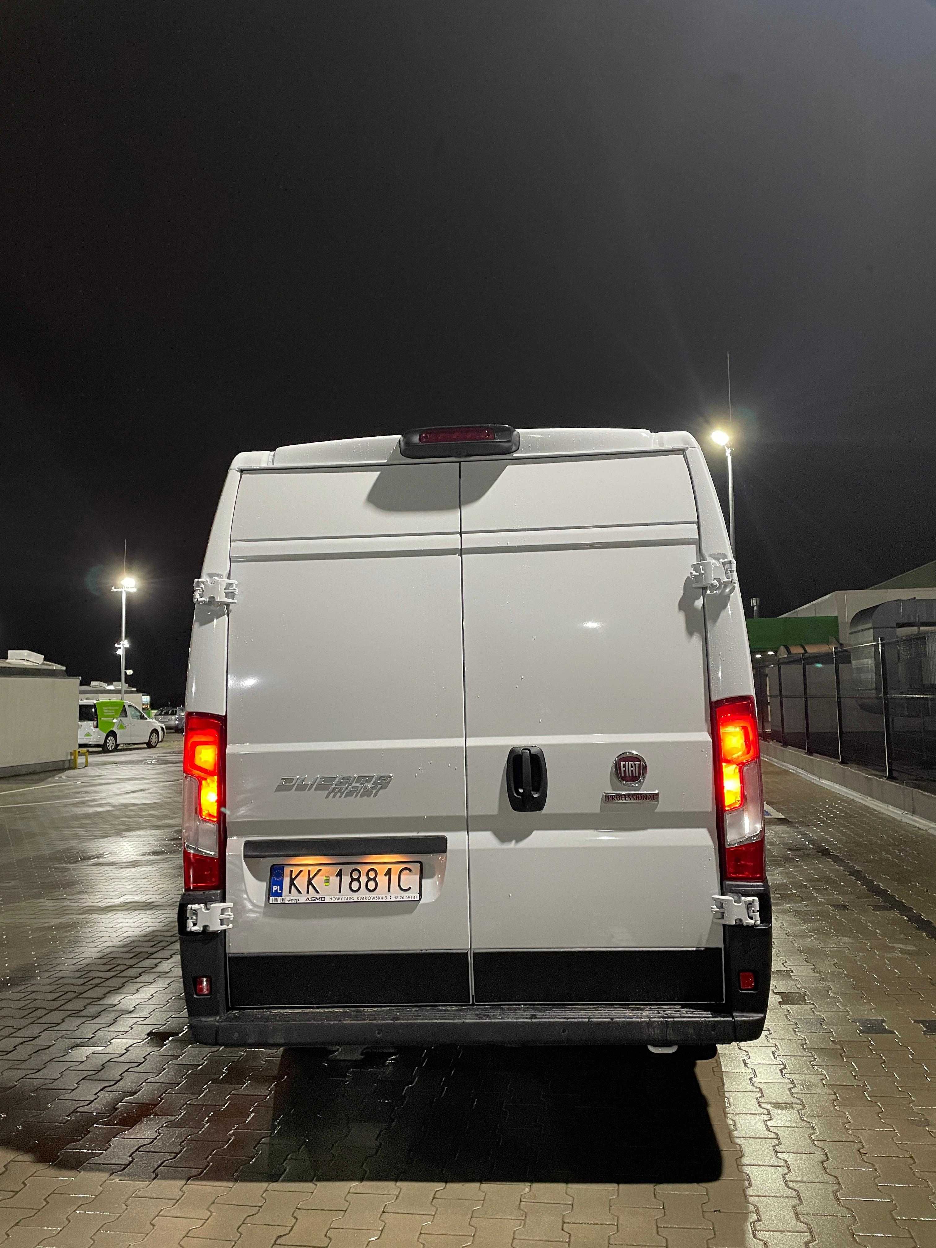 Wynajem samochodu dostawczego FIAT DUCATO NOWY Furgon L4H2 3.5t