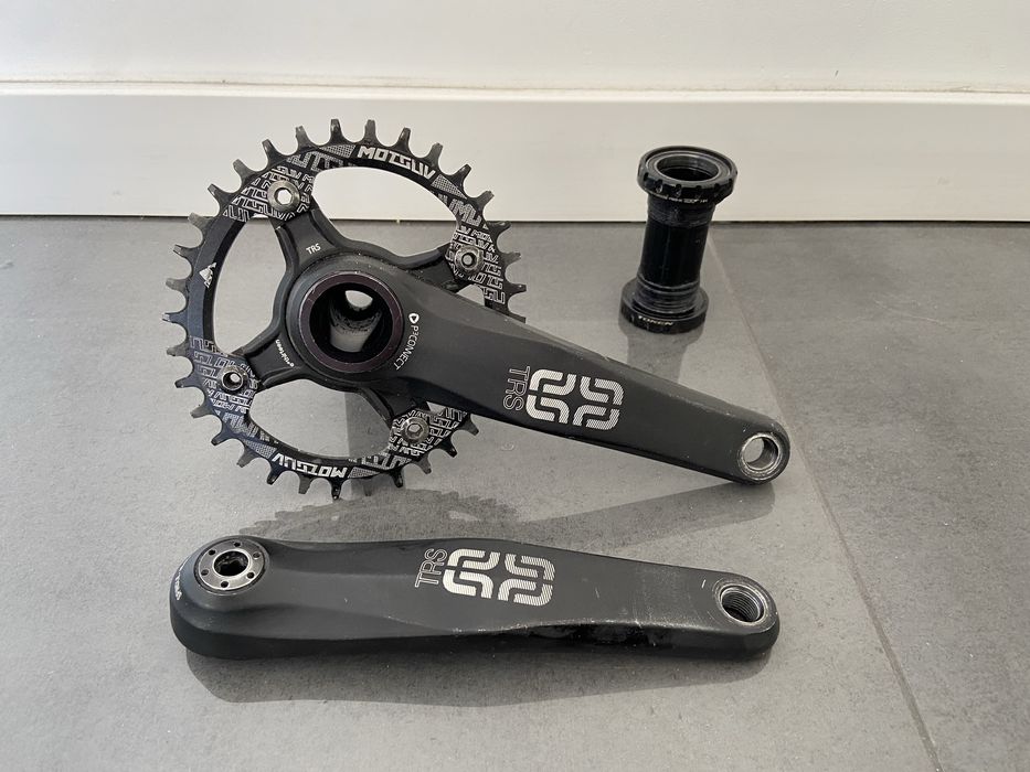 Korby E 13 TRS e thirteen + support 73mm  + zębatka oval korba