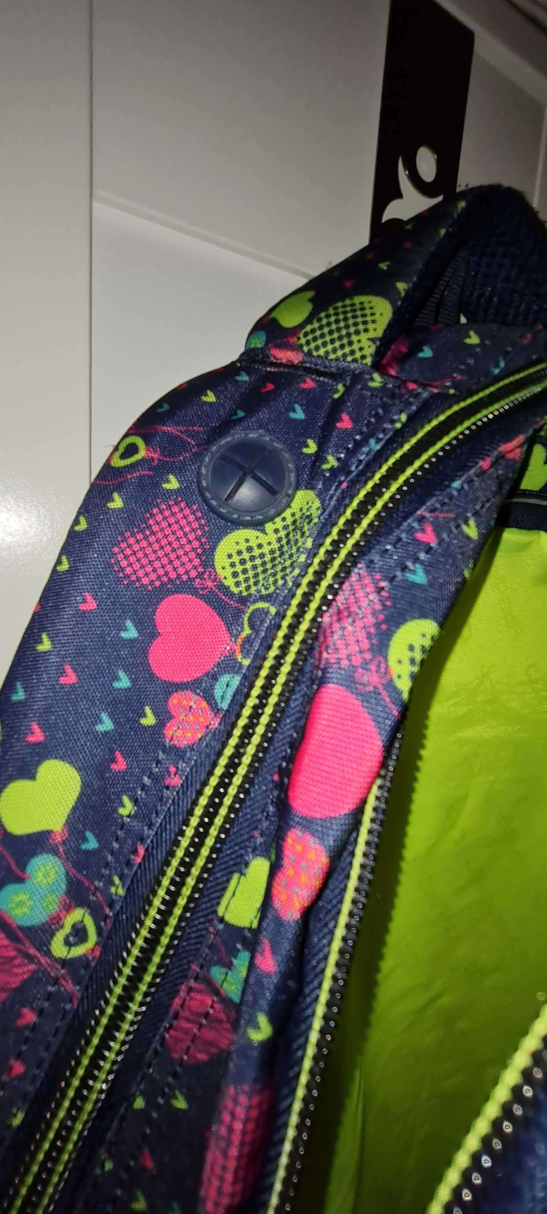 Plecak młodzieżowy Coolpack FACTOR LIME HEARTS