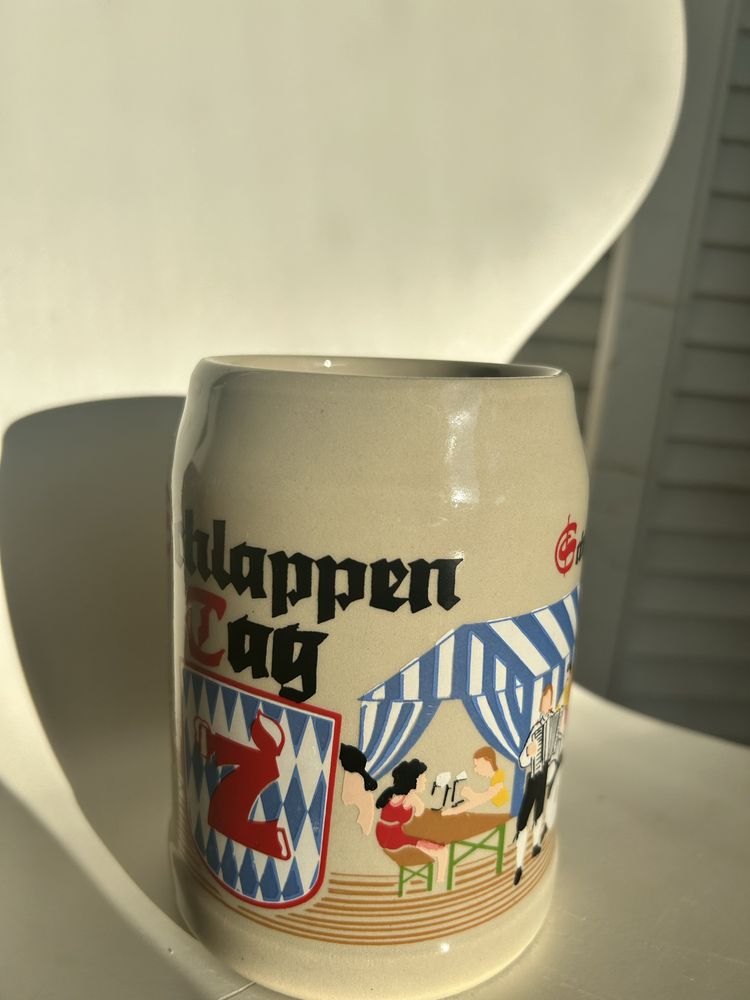 Kufel do piwa niemiecki używany w dobrym stanie