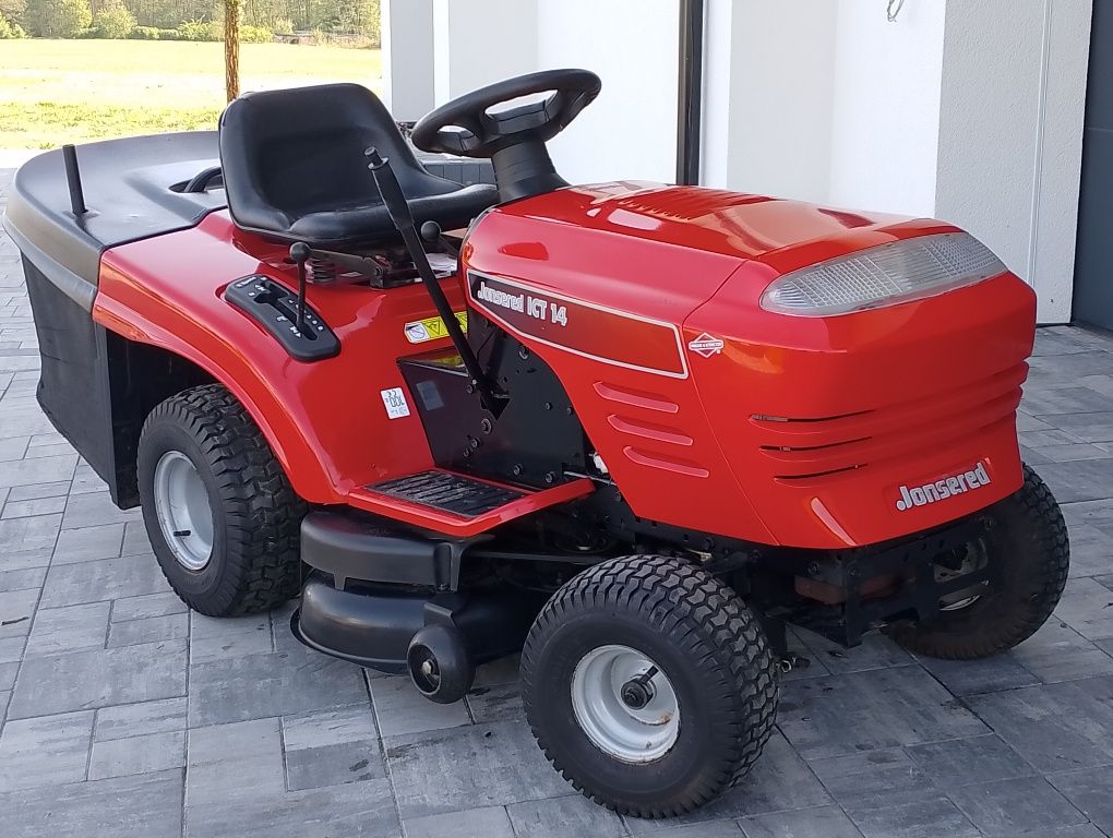 Traktorek kosiarka Briggs&Stratton 14 km / Lonsered / 4 noże