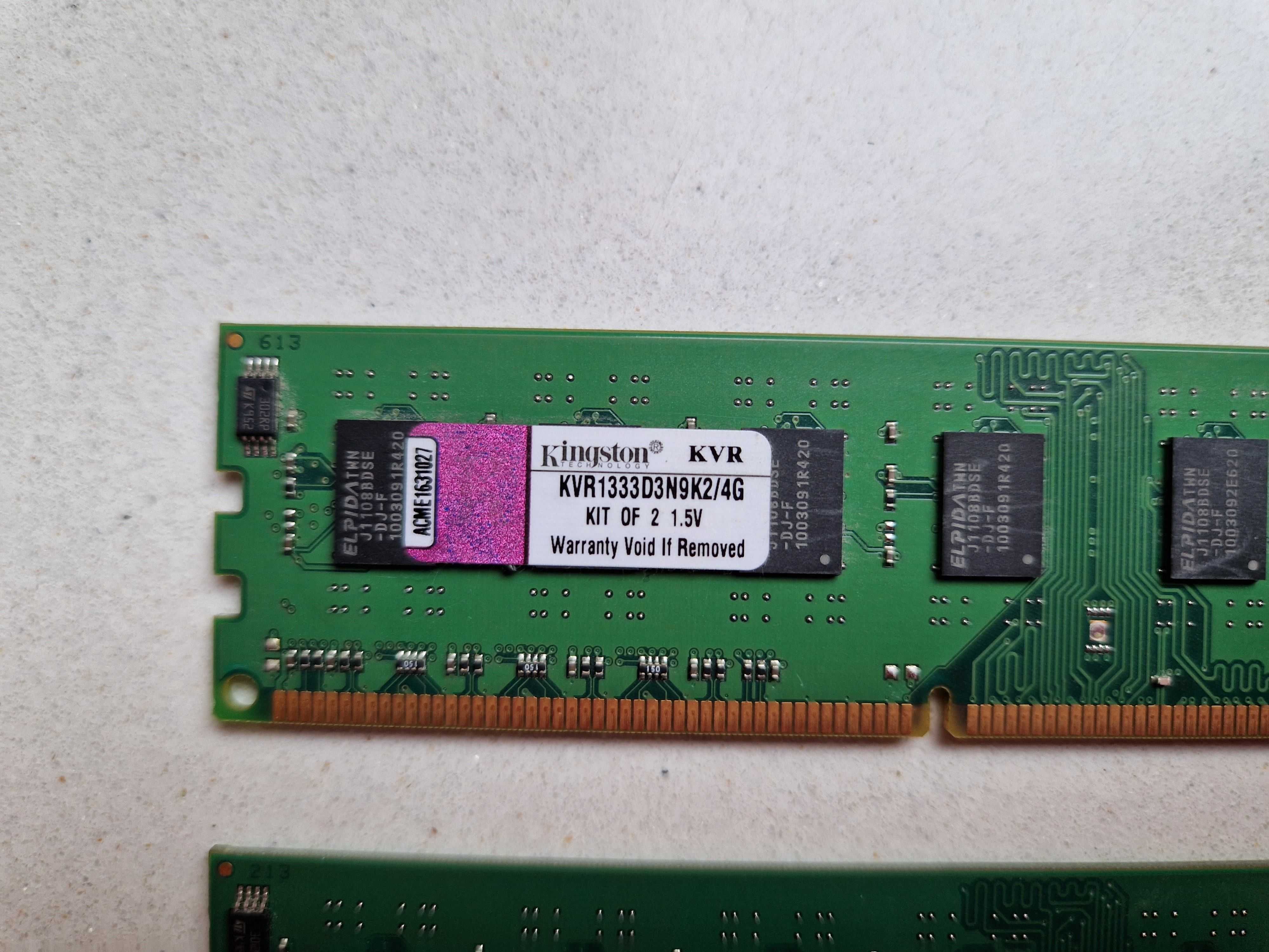 Pamięć RAM DDR3 - 2 kości, 2x2GB, WAW