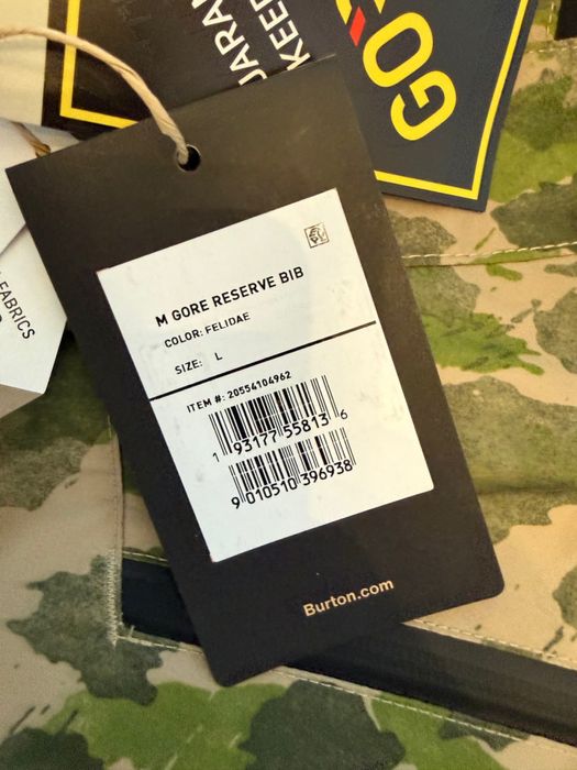 Чоловічі сноубордичні штани бібси Burton Reserve GORE‑TEX 2L Bib Pants