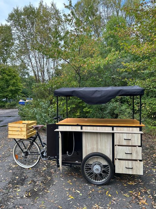 Rower gastronomiczny, food bike, coffee bike.
